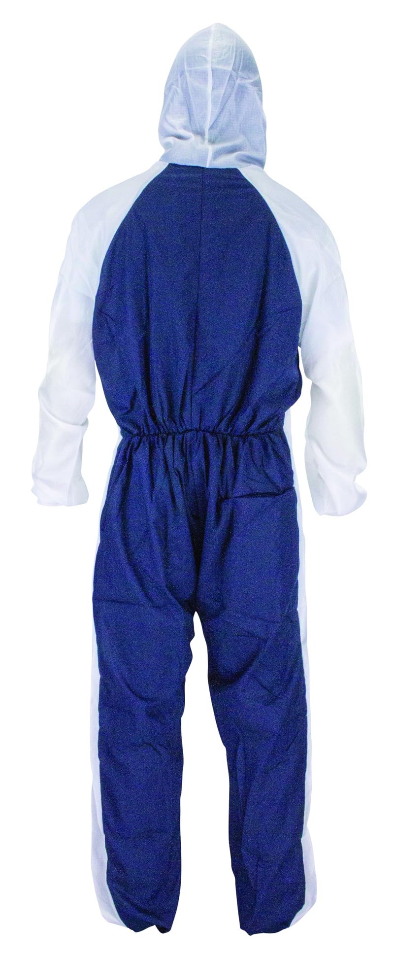 SAS Safety Corp Moonsuit Nylon & Cotton Coverall Machine Washable, Full Pullover with Hood Work Coveralls Full Zipper Front, Elastic Waist with Pockets for Painting, Automotive, Factory (3X-Large) - Image 2